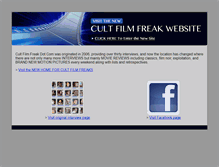 Tablet Screenshot of cultfilmfreak.com
